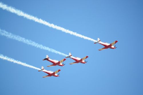 planes flying formation