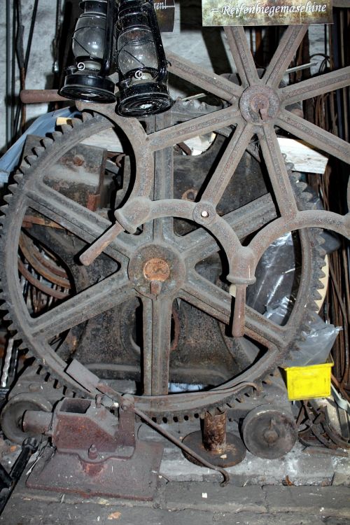 flywheel historic machine drive