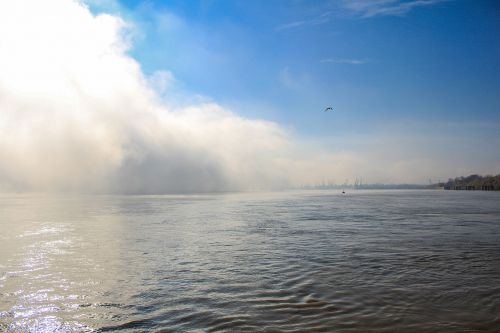 fog river danube