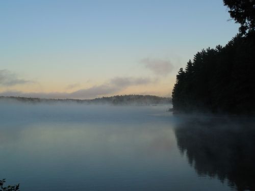 fog foggy water