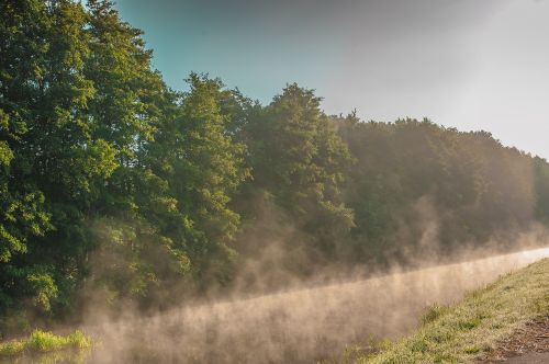 fog river water