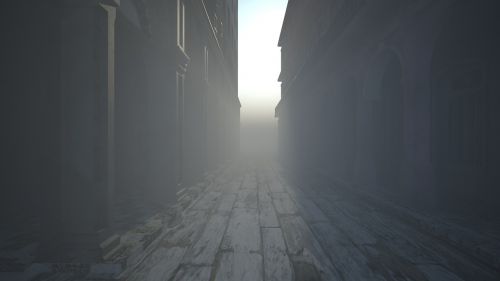 fog alley ghostly