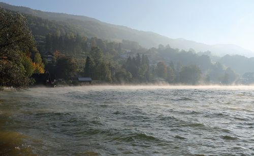 fog water lake
