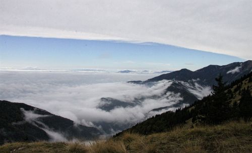 fog hills landscape