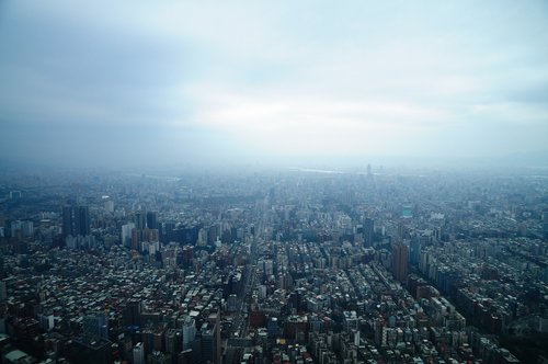 foggy  landscape  city