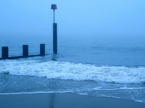 Foggy Morning Ocean Waves