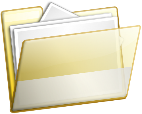 folder documents paper