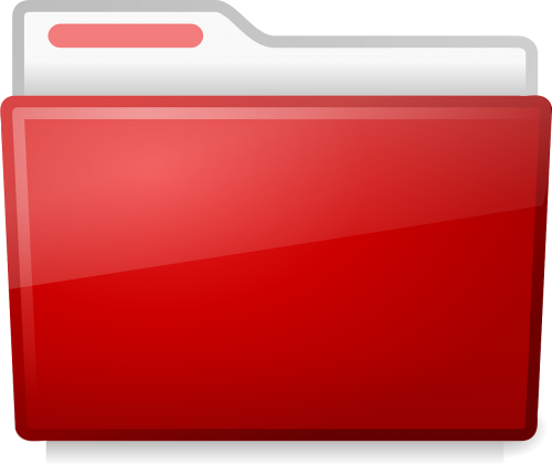 folder directory red