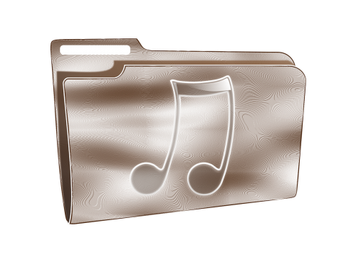 folder music plastic