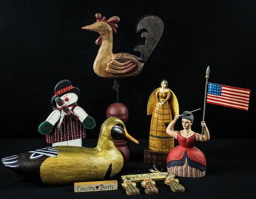 folk art arts and crafts collectibles