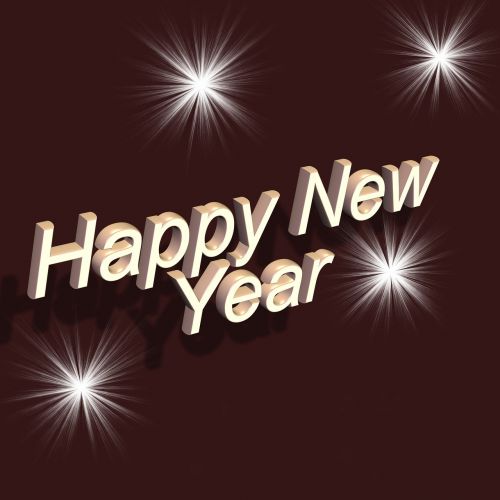 font lettering happy new year
