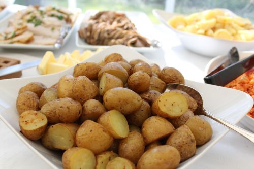 potatoes food mixed
