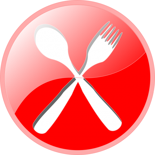 food fork glossy