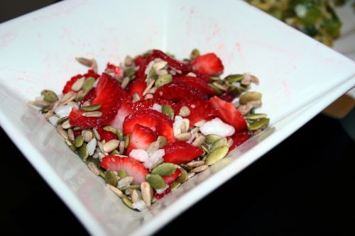food bowl strawberries