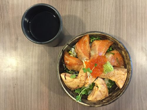 food salmon bowl
