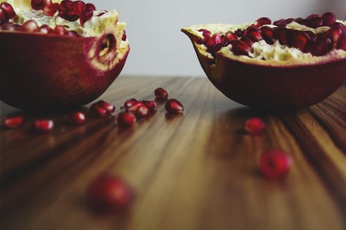 food fruit pomegranate