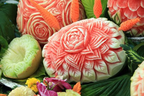 food decoration melon