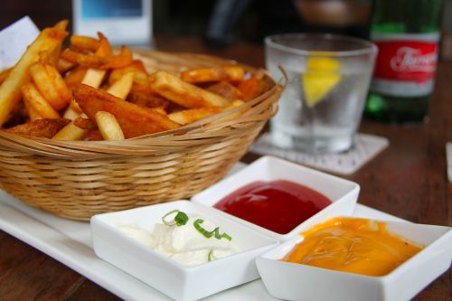 food french fries fries