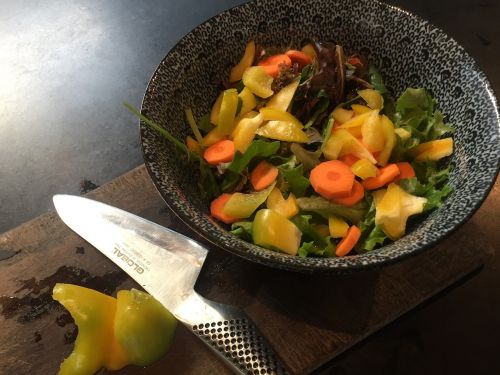 food vegetables cutting board