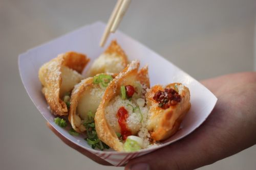 food dumplings street food