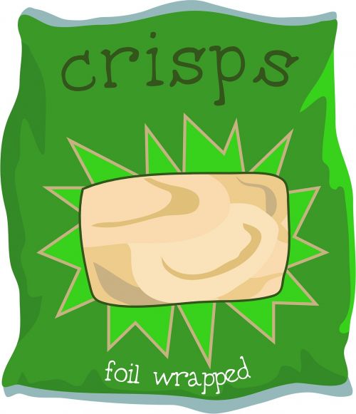 food crisps green