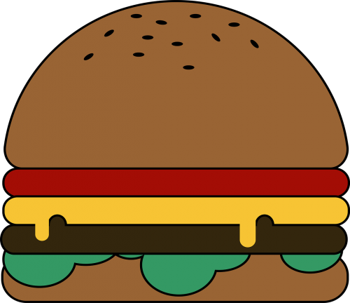 food hamburger meal