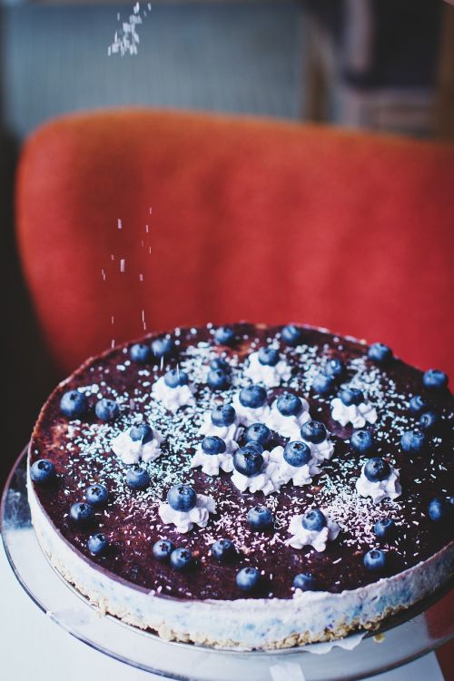 food drinks blueberries