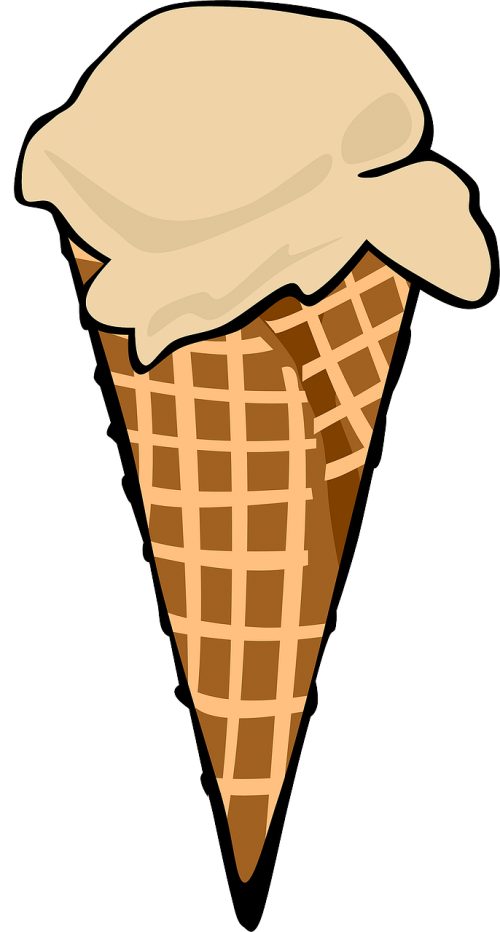 icecream cone scoop