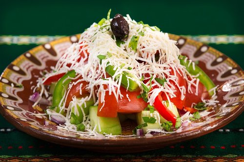 food  plate  salad