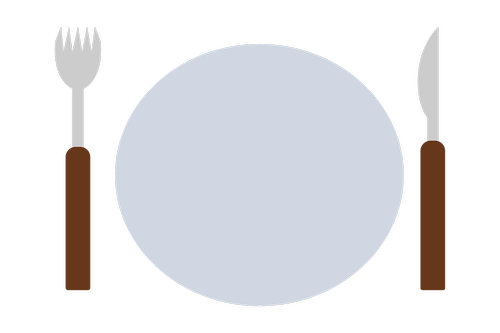 food  cutlery  plate