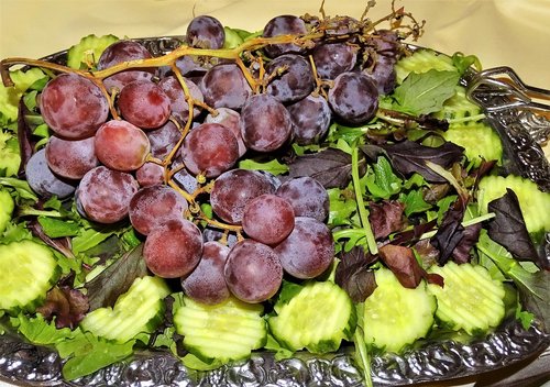 food  grapes  cucumber