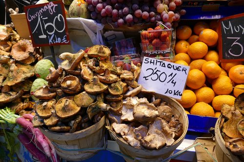 food  market  mushroom