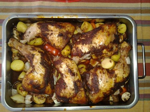 food chicken oven dish
