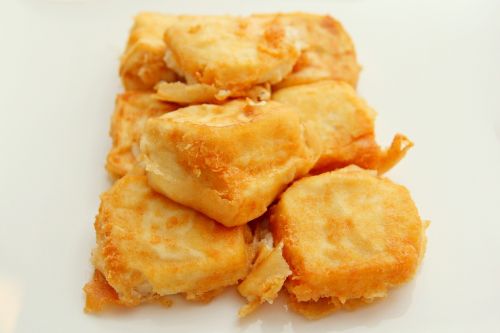 food fried tofu