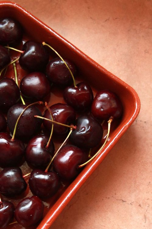food fruit cherries