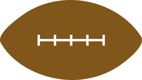 football brown lace