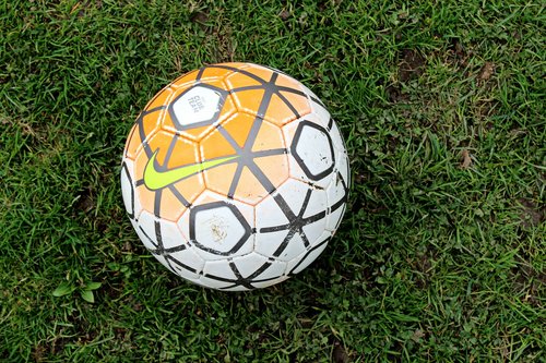 football  ball  grass