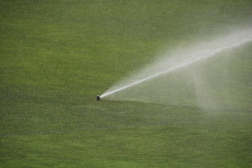 football field  spraying  football