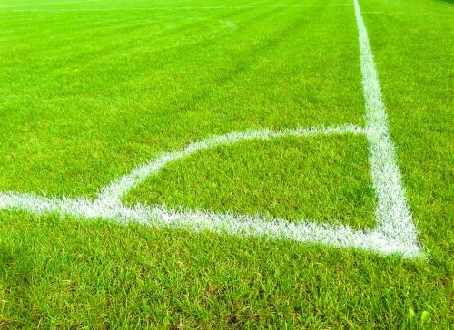 football field grass mark