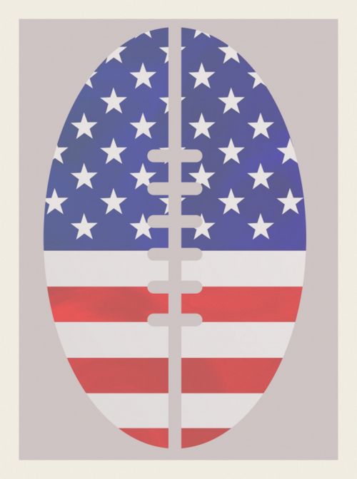 Football Flag-USA