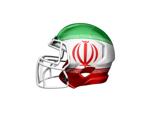 football helmet with mask  iran  tajikistan