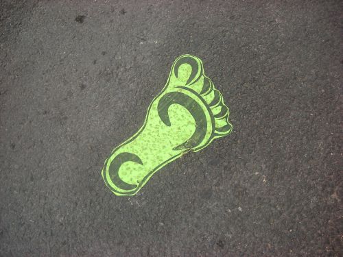 footprint foot street