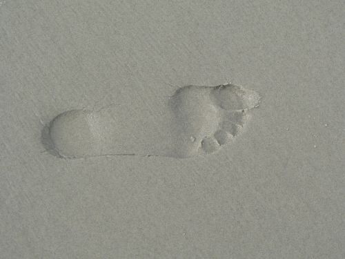 footprint barefoot foot