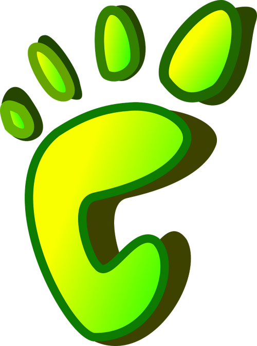 footprint imprint green