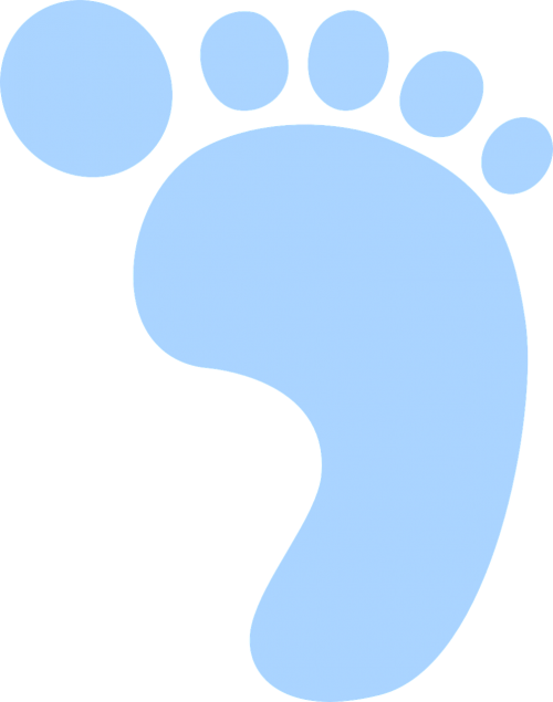 footprint toes barefoot