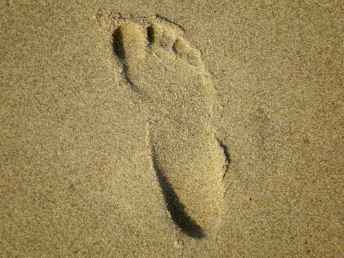 footprint barefoot