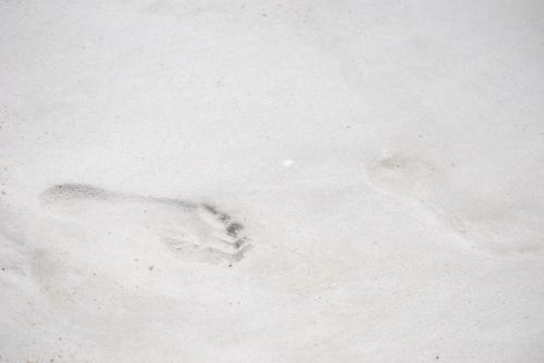 Footprint In Sand