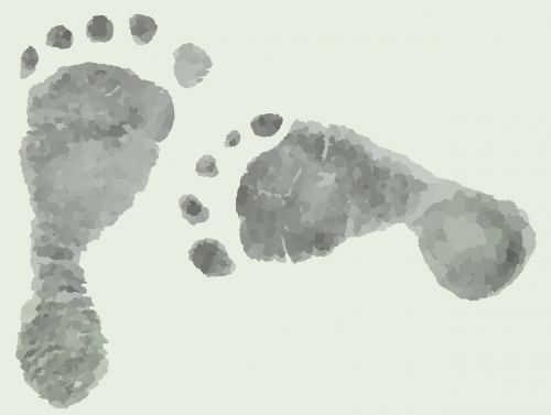 footprints foot prints feet
