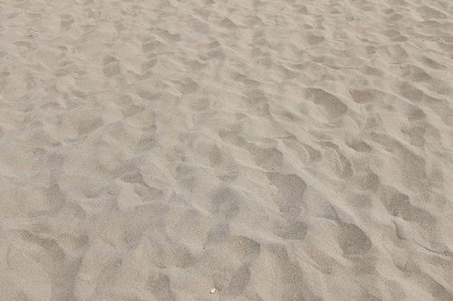 footsteps  sand  beach