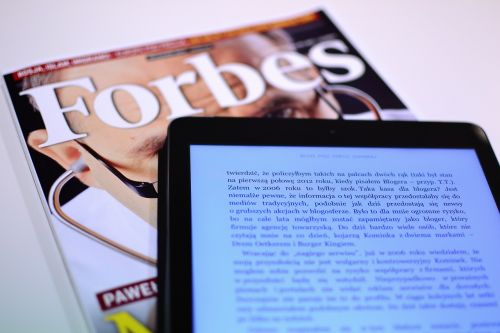 forbes magazine reading
